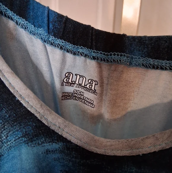 A.N.A Blue Ruffle Dress Small Midi - Picture 4 of 4